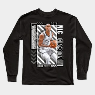 Nic Claxton Paper Poster Version 10 Long Sleeve T-Shirt